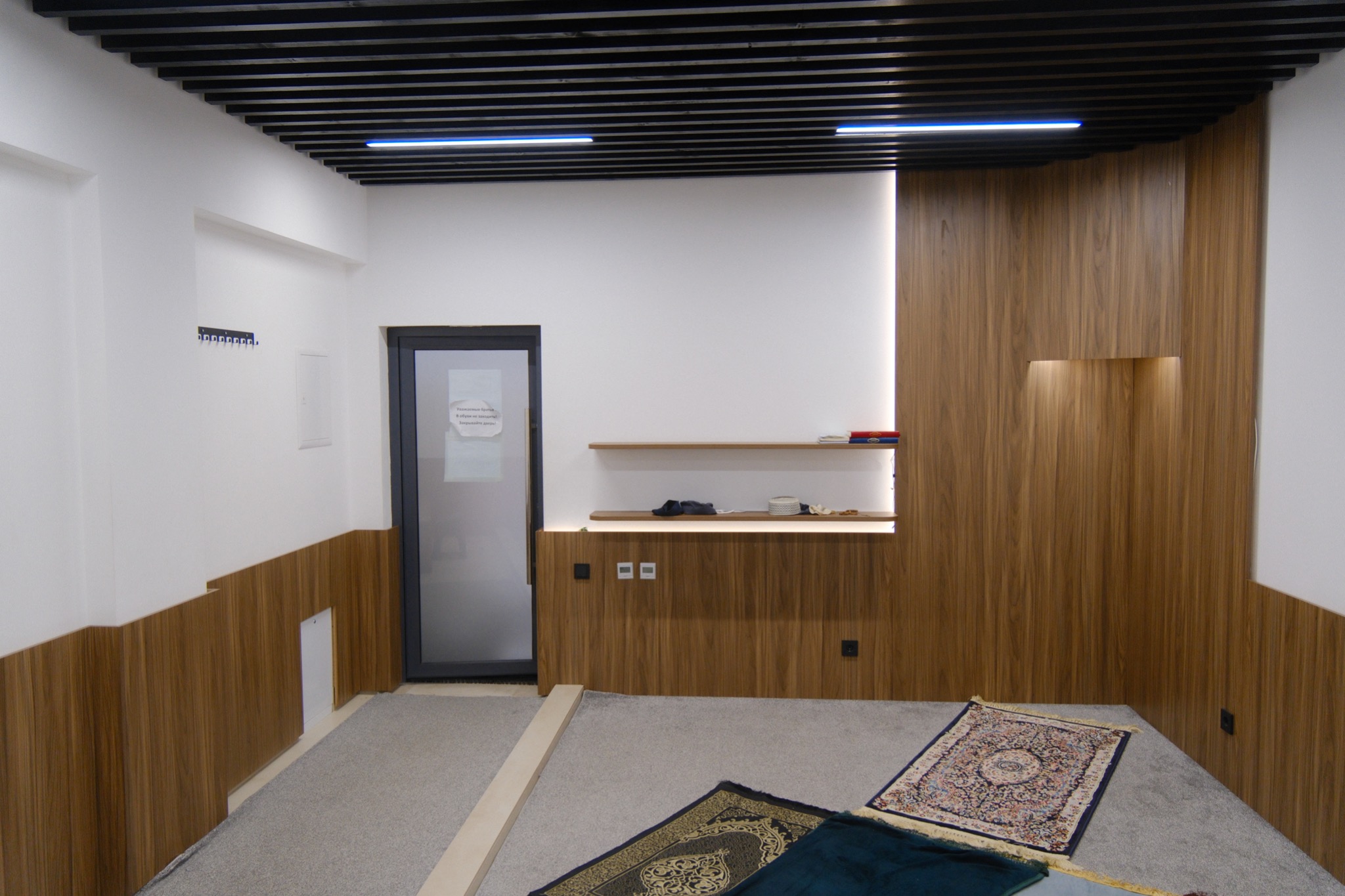 Молельная на стадионе Труд